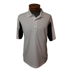 PGA Tour White/Blue Lightweight Polo
